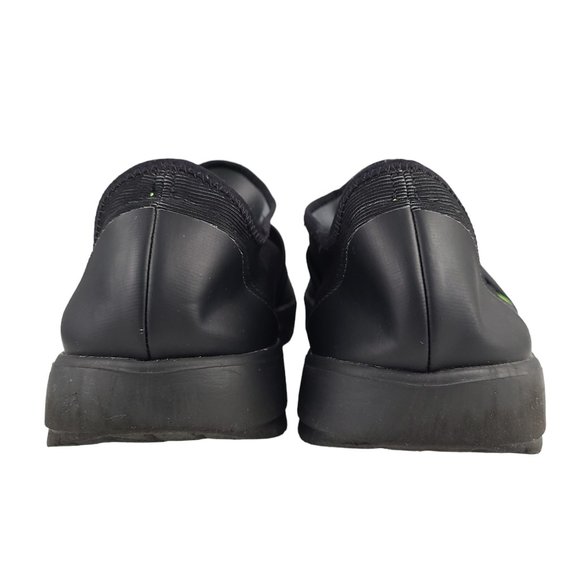 OOFOS Men's OOmg Fibre Low Shoe 12 EU 45 Black Stretch Recovery Comfort Washable - Picture 7 of 8